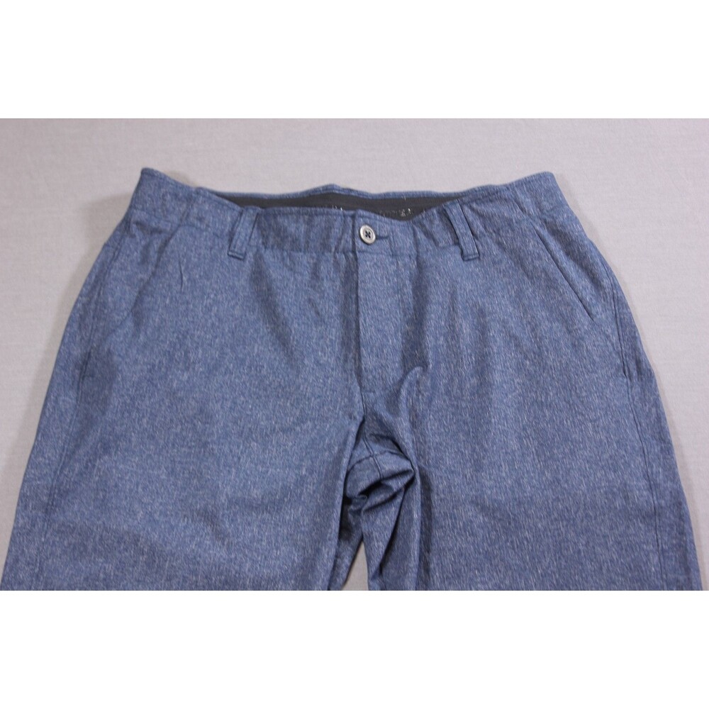 Under Armour Showdown Pants Mens Heathered Blue Modern Fit Comfort Golf 32 X 32 - Picture 2 of 11